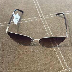 NWT Calvin Klein Stylish Satin Brown Sunglasses